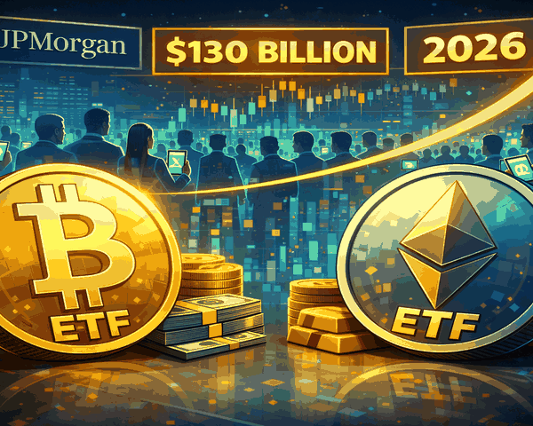 JPMorgan: crypto ETF instroom naar $130 miljard in 2026 – mega bull run onderweg?
