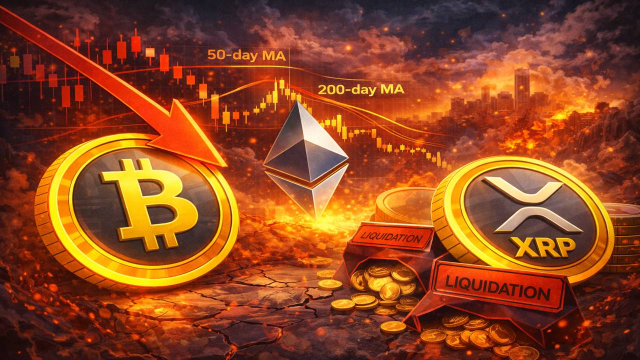 Crypto crash vandaag: waarom dalen Bitcoin, Ethereum en XRP?