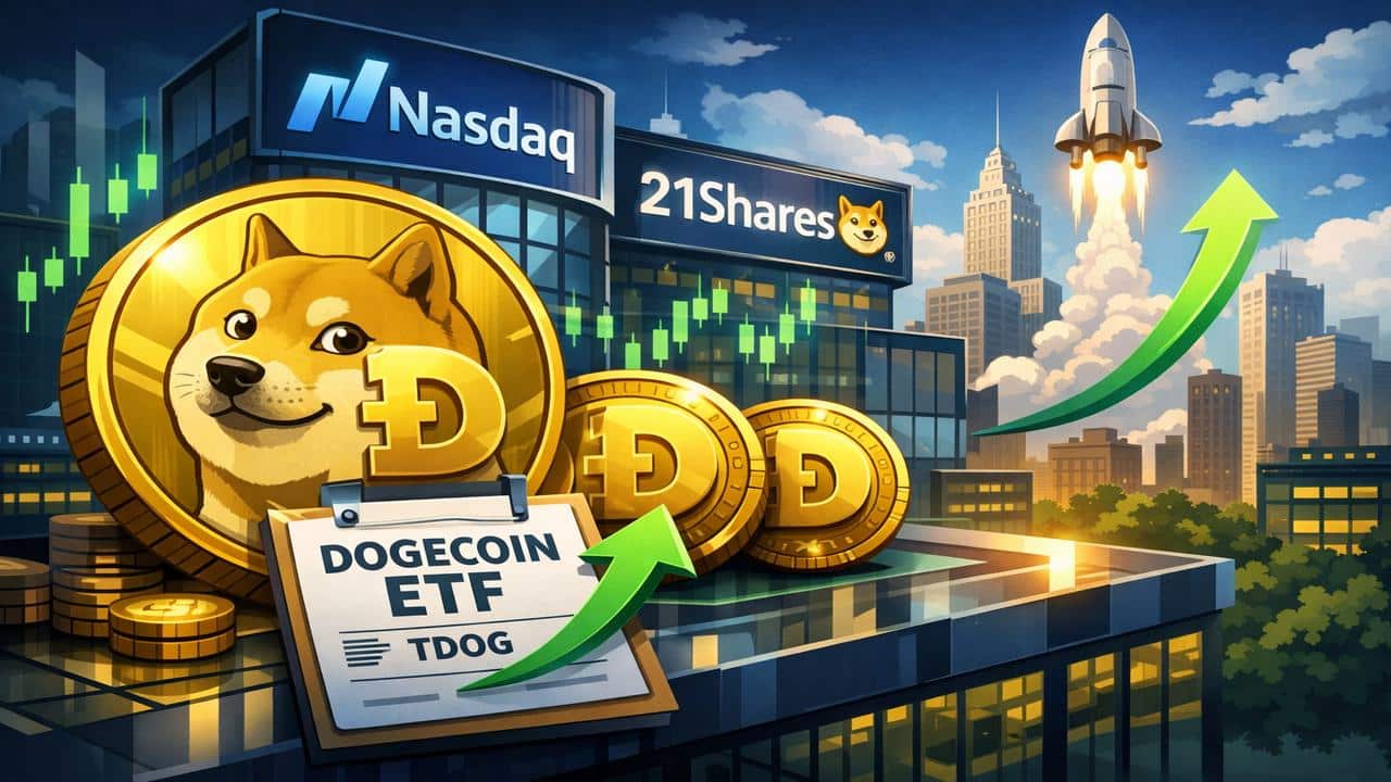 Dogecoin ETF nu live op Nasdaq – wordt DOGE $1 met 21Shares?