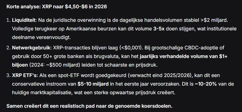 xrp koers analyse deepseek