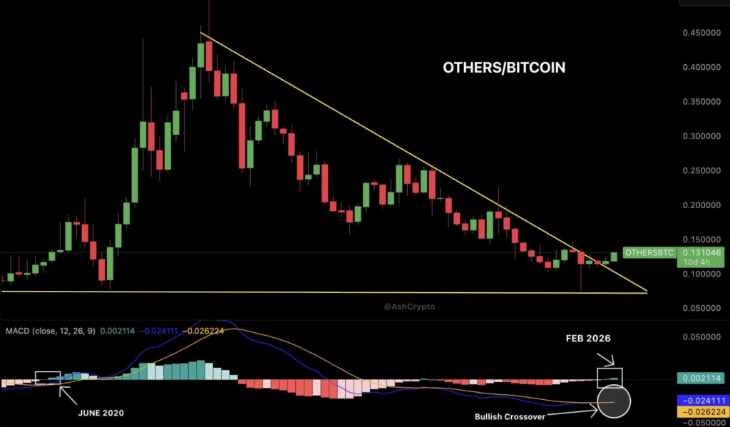 Altcoins tonen sterkste signaal in 5 jaar