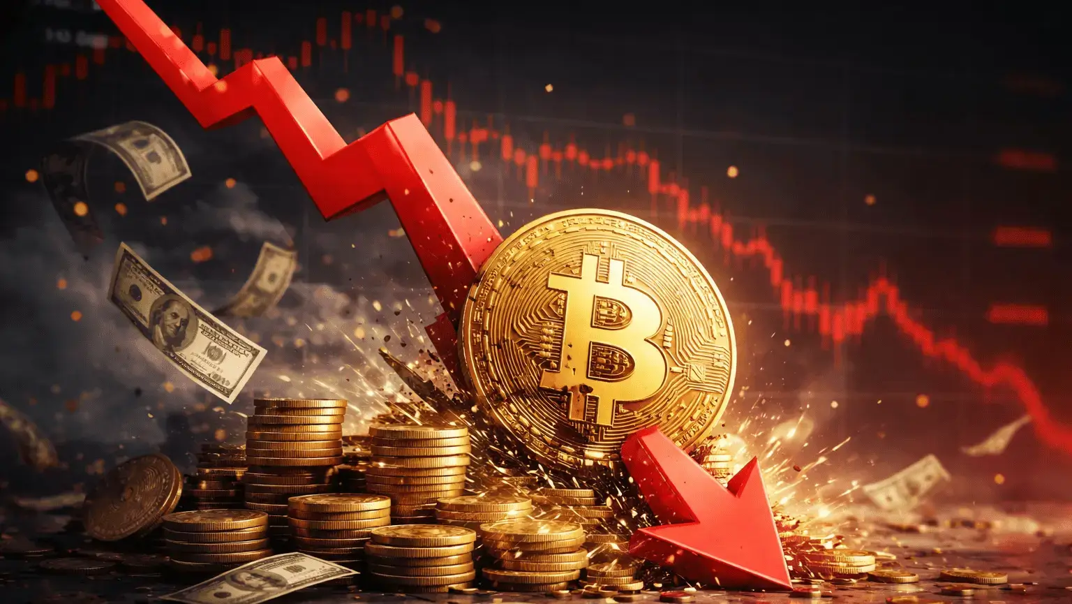Bitcoin analyse: BTC vormt zelfde patroon als crash in januari – wat gaat de koers doen?