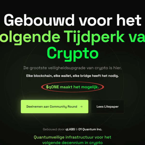 Crypto expert: waarom qONE meer potentie heeft dan XRP en ETH
