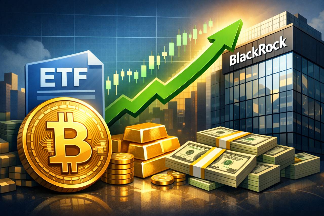 Bitcoin ETF inflows exploderen en stuurt BTC koers naar 68K – BlackRock koopt massaal