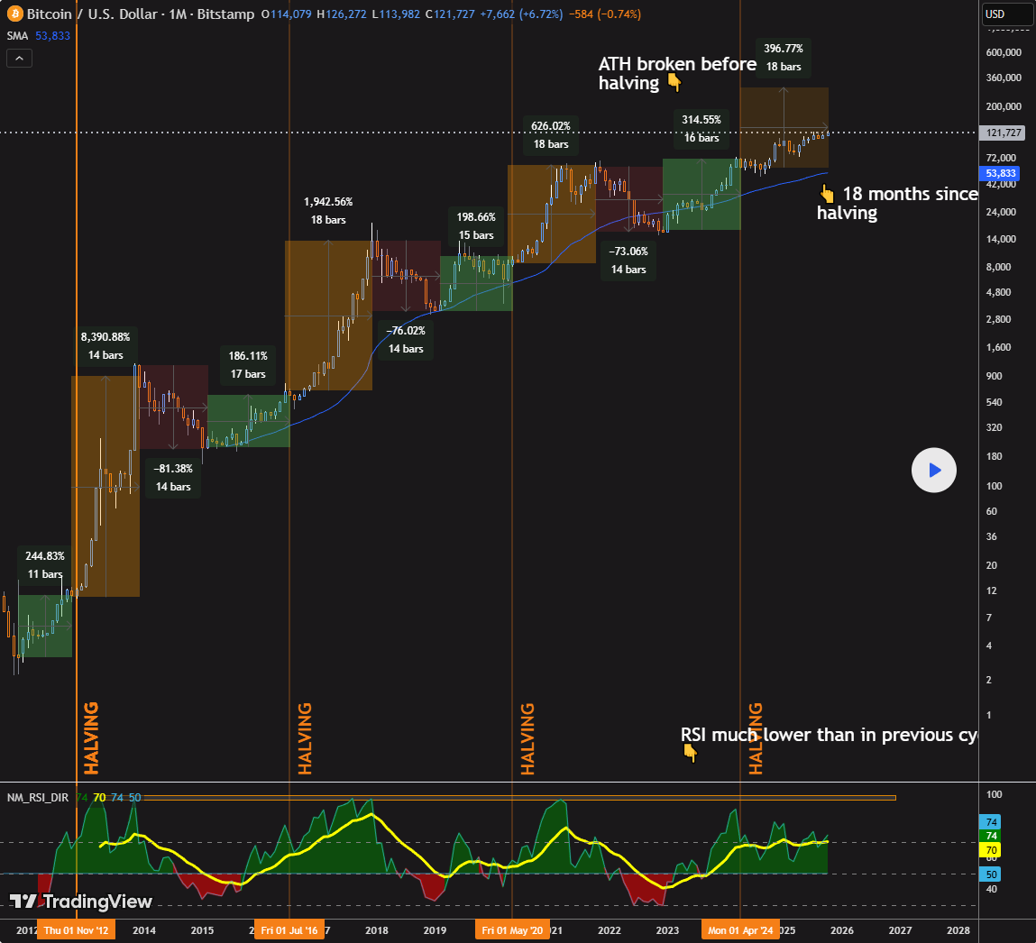 bitcoin halving cyclus