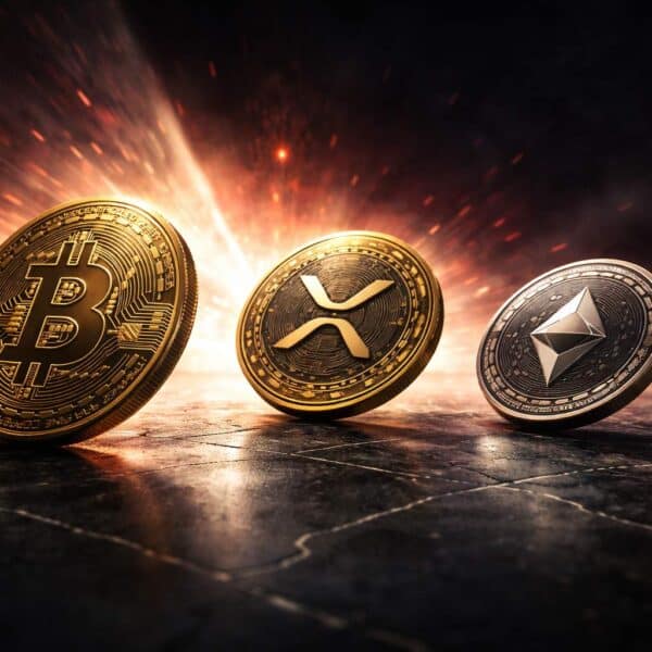 Crypto crash 23 februari: waarom Bitcoin, XRP en Ethereum dalen na Trump tarieven