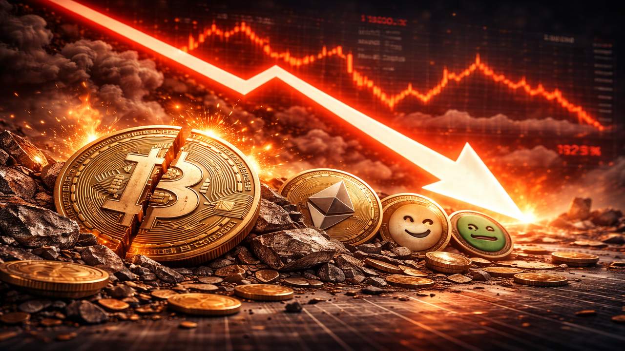Crypto crash vandaag: BTC, ETH en XRP dalen – expert voorspelt koersen voor februari