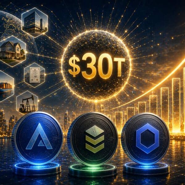 RWA crypto explosie naar $30 biljoen? 3 cryptomunten die hiervan profiteren