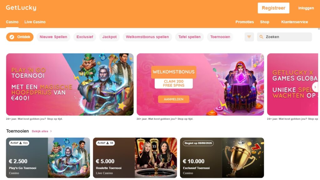 best uitbetalende casino getlucky NL
