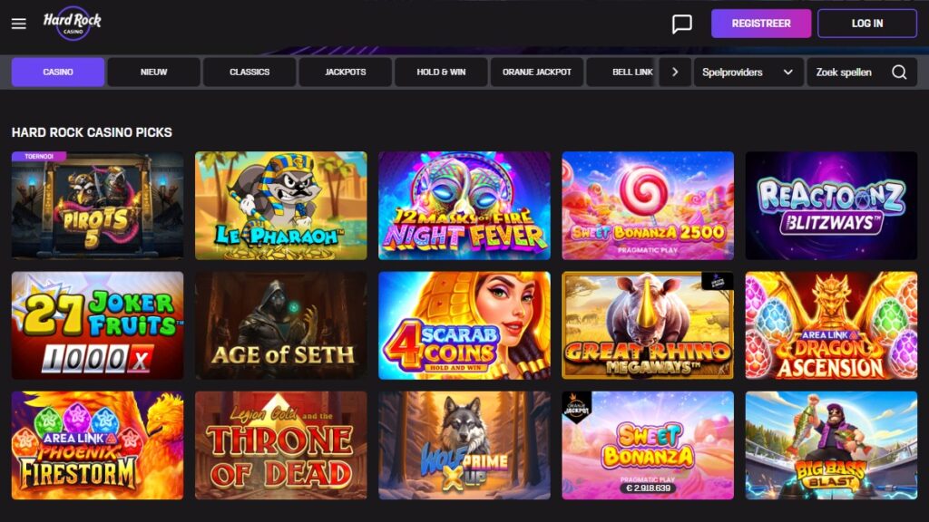 hardrock casino best uitbetalende