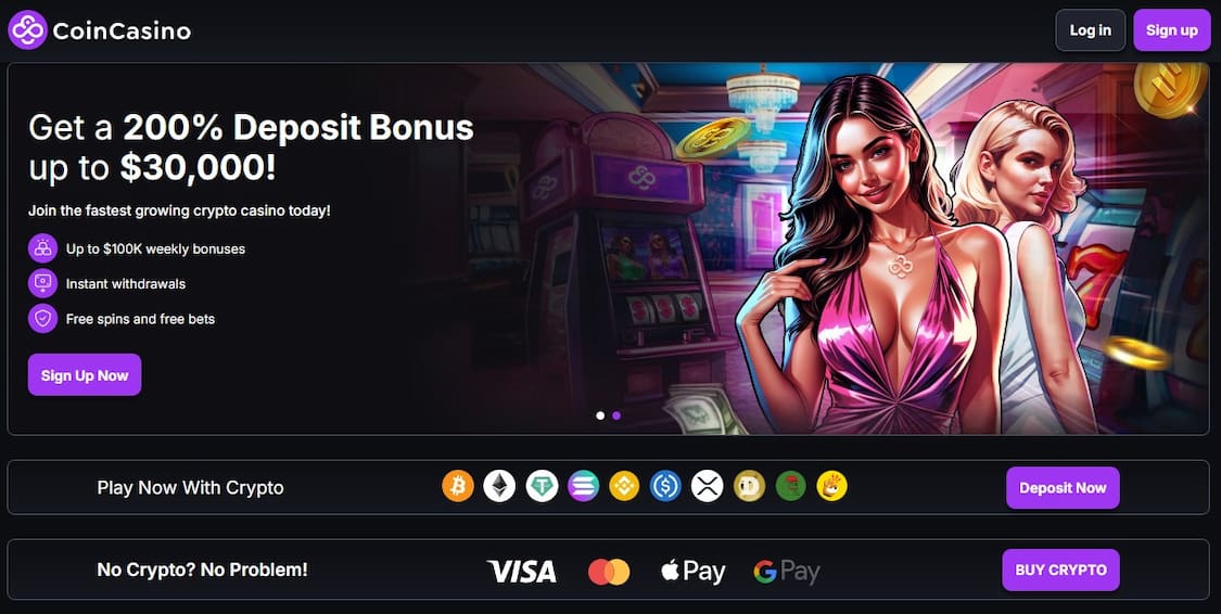 coin casino valgt til norges beste krypto casino 2025