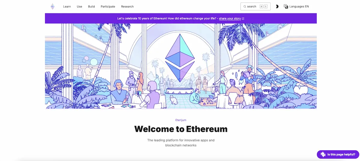 Ethereum website