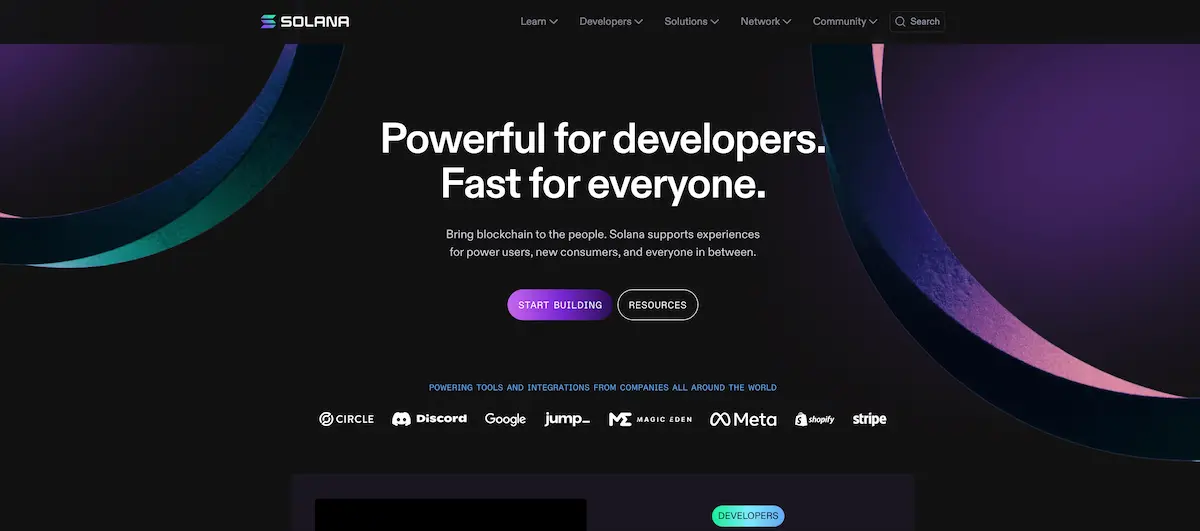 Solana website