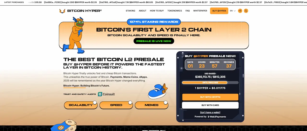 bitcoin hyper token
