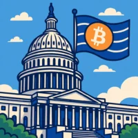us senate building with bitcoin