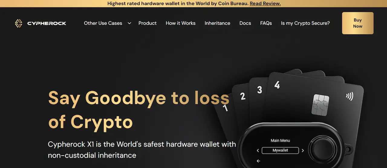 Cyperock hardware wallet