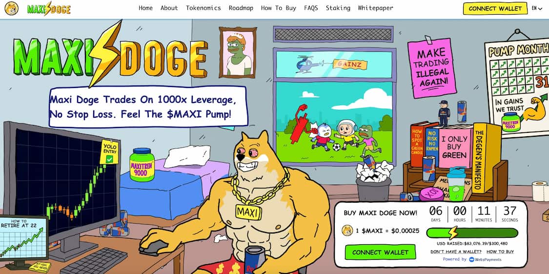 maxi doge nettside for kjøp
