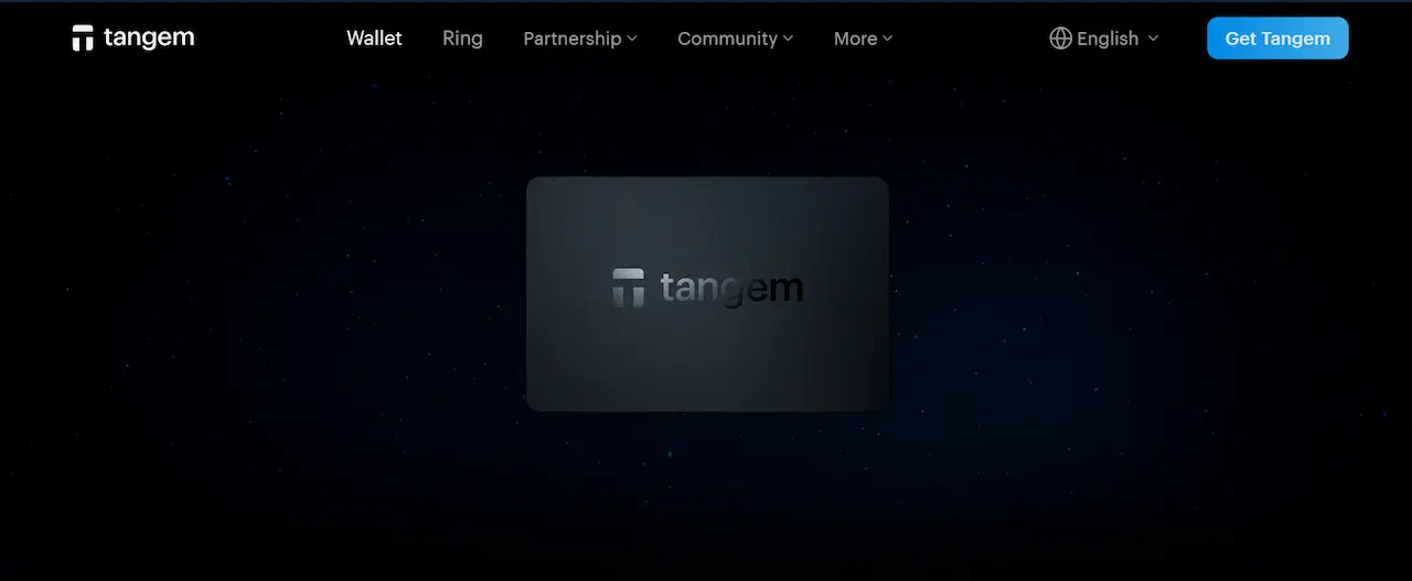 Tangem crypto wallet