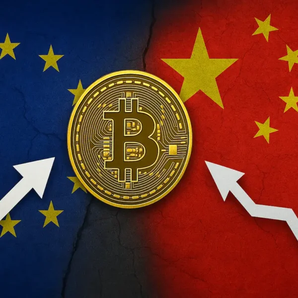 Kryptovaluta havner midt i geopolitisk konflikt mellom EU og Kina