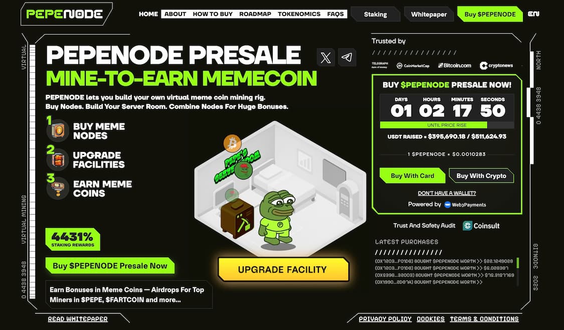 pepe node nettside for kjøp