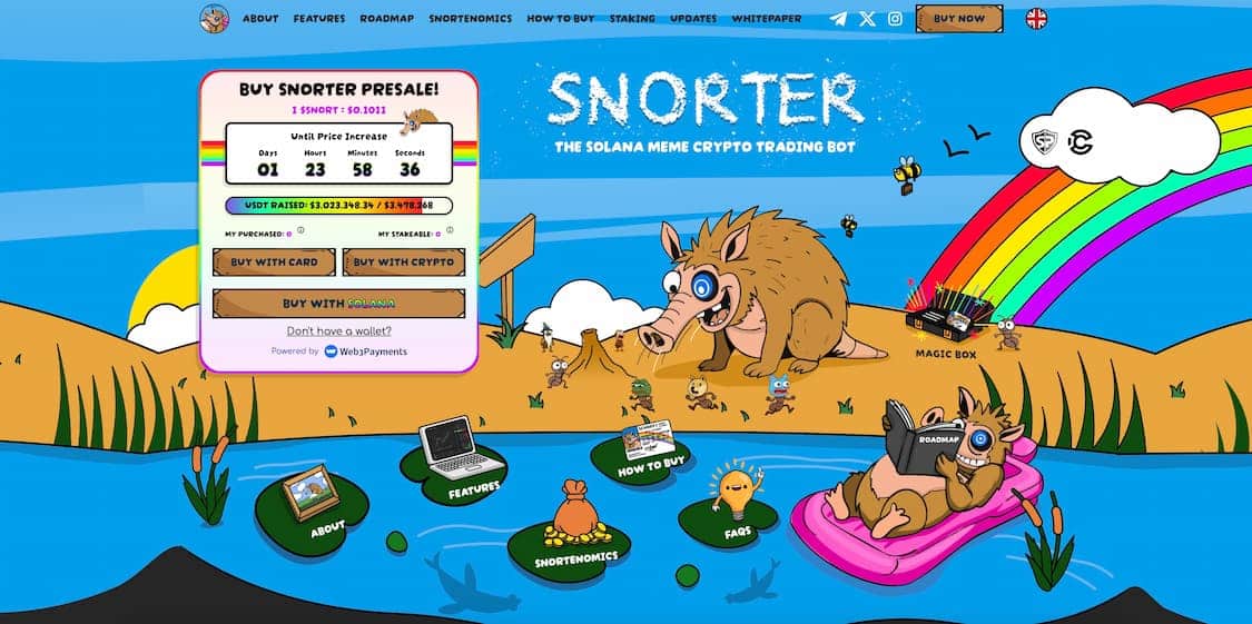 snorter hjemmeside