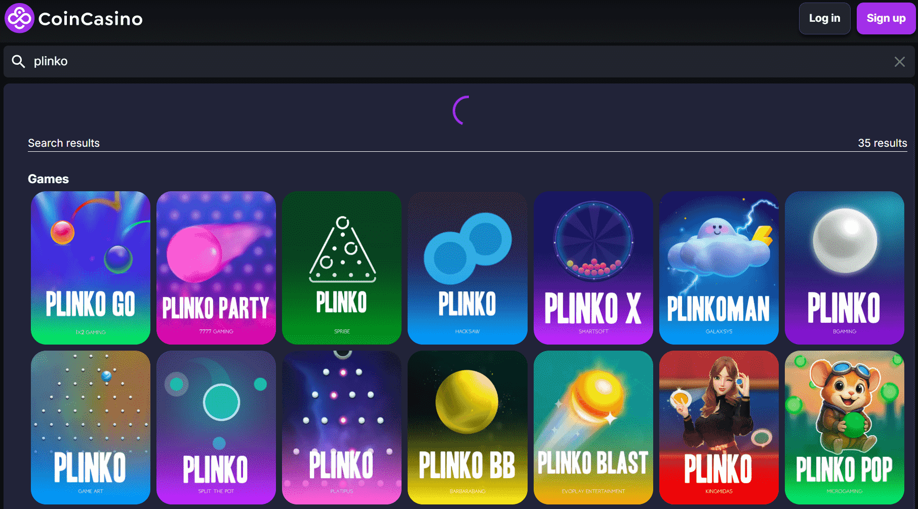 99Bitcoins Plinko erfaringer med CoinCasino
