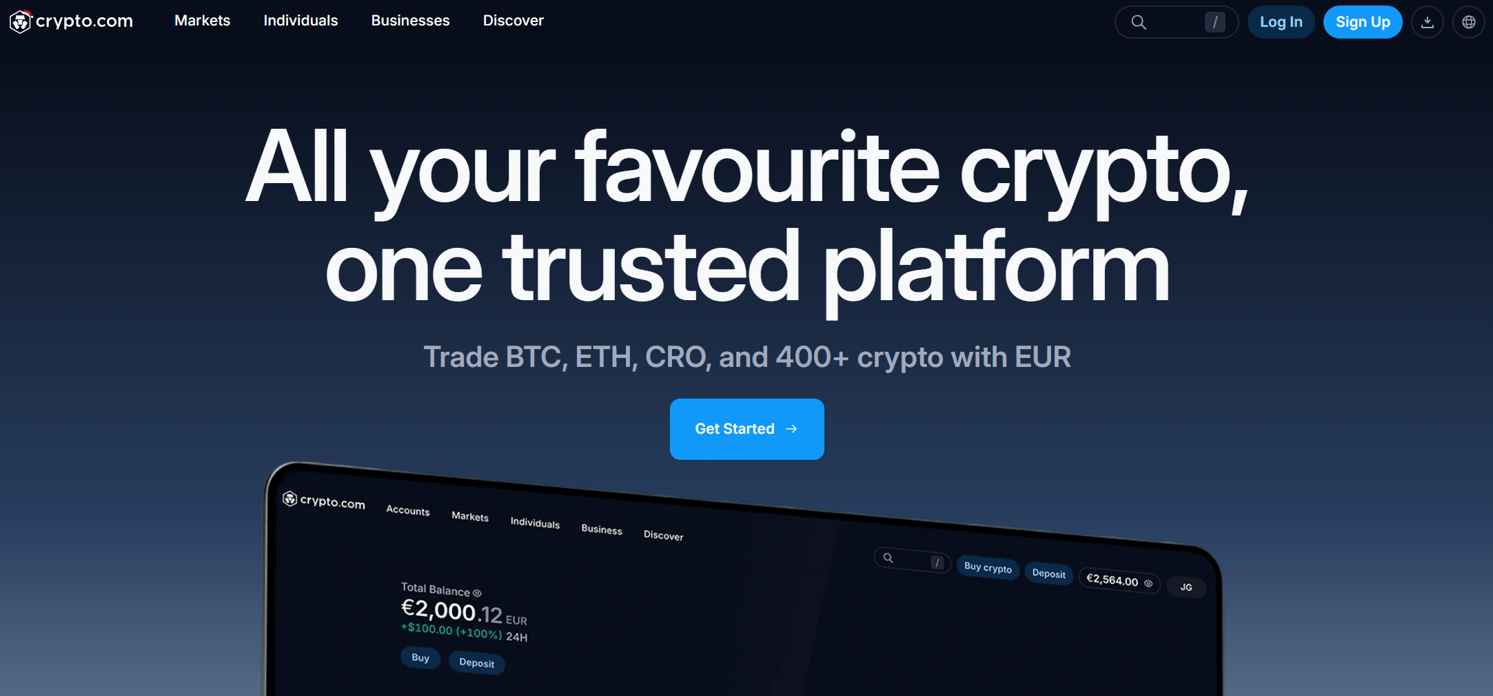 Crypto.com tilbyr nordmenn å kjøpe Bitcoin