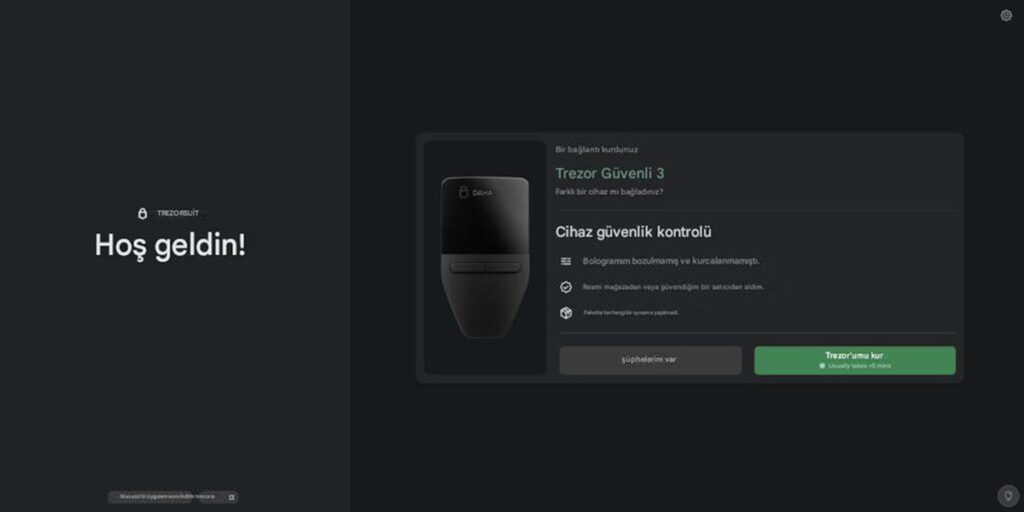 Trezor Suite - Trezor Safe 3 İncelemesi