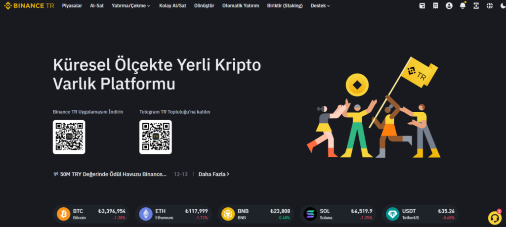 binance - en büyük kripto para borsaları