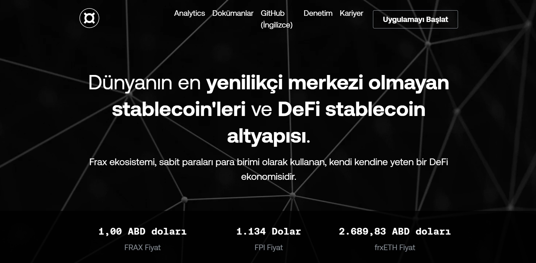 DeFi hizmetlerini bir araya getiren çok yönlü platform