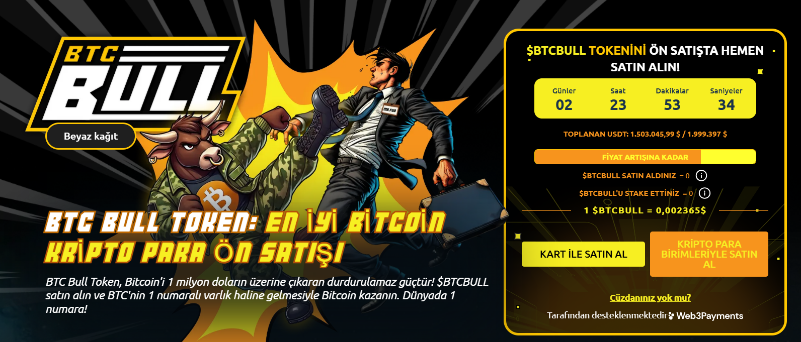 Ön Satış Fırsatları: BTC Bull Token Ön Satışı