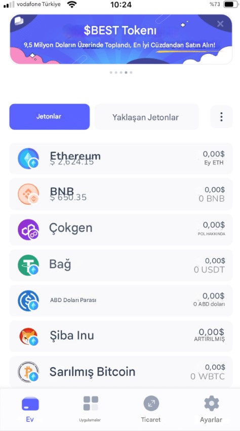 Best Wallet nasıl kullanılır