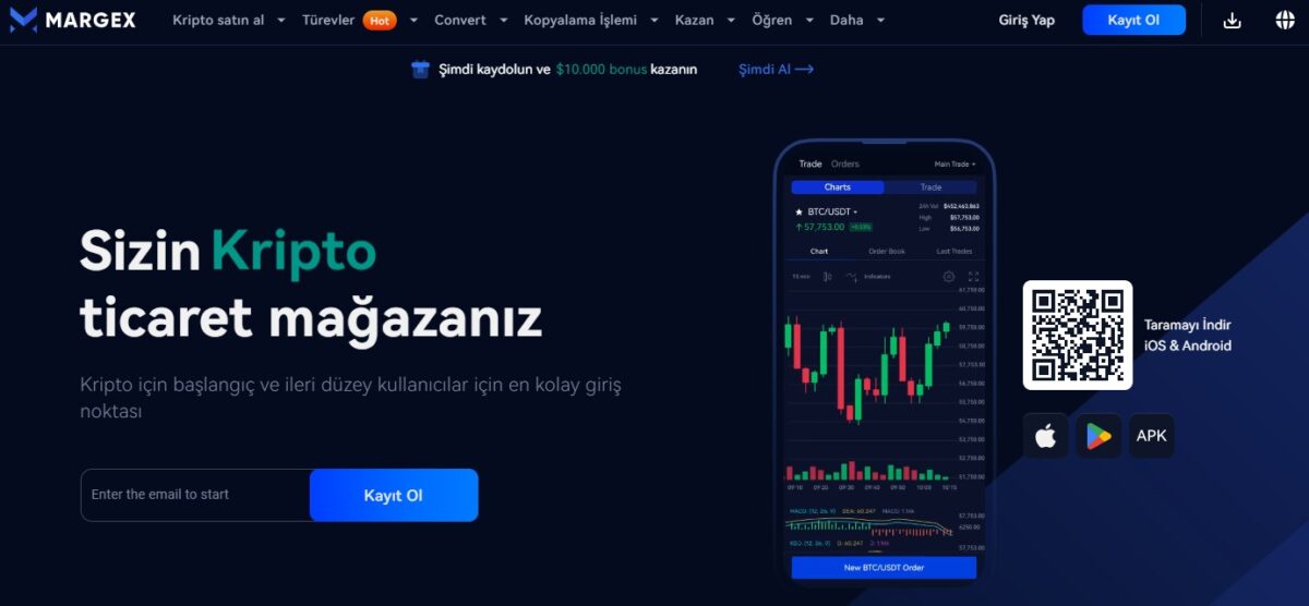 Margex - kripto borsaları komisyon oranları, 