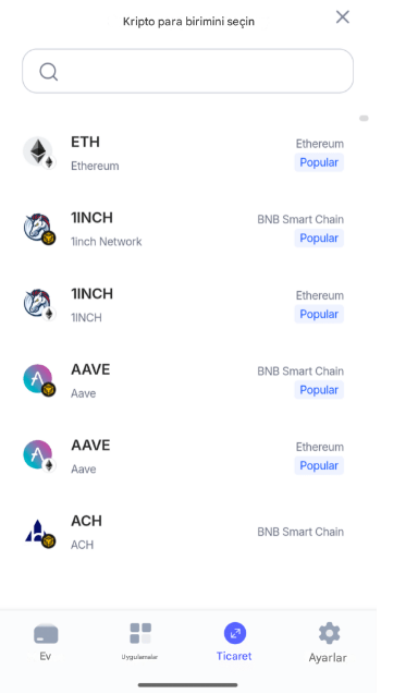 kripto para takası