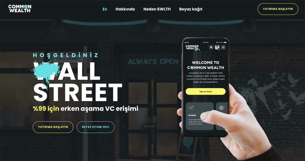 Common Wealth – Base Blockchain Üzerinde Erken Aşama Yatırım Platformu