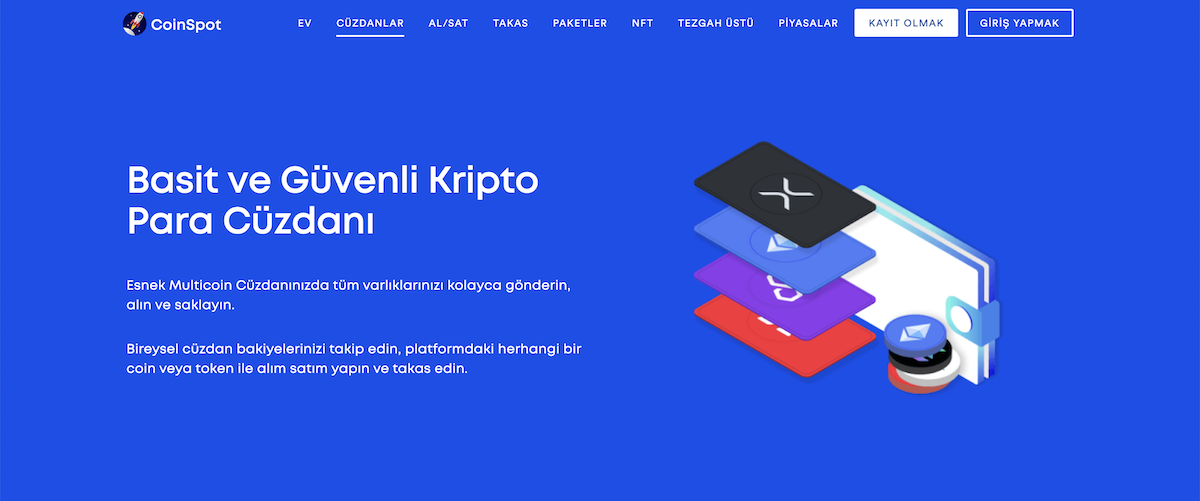 CoinSpot Wallet: Türkiye'deki En İyi Kripto Cüzdanları Arasındaki Popüler Kripto Cüzdanı
