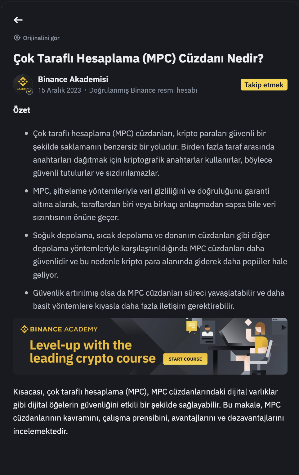 Binance Cüzdanın Özellikleri ve Araçları