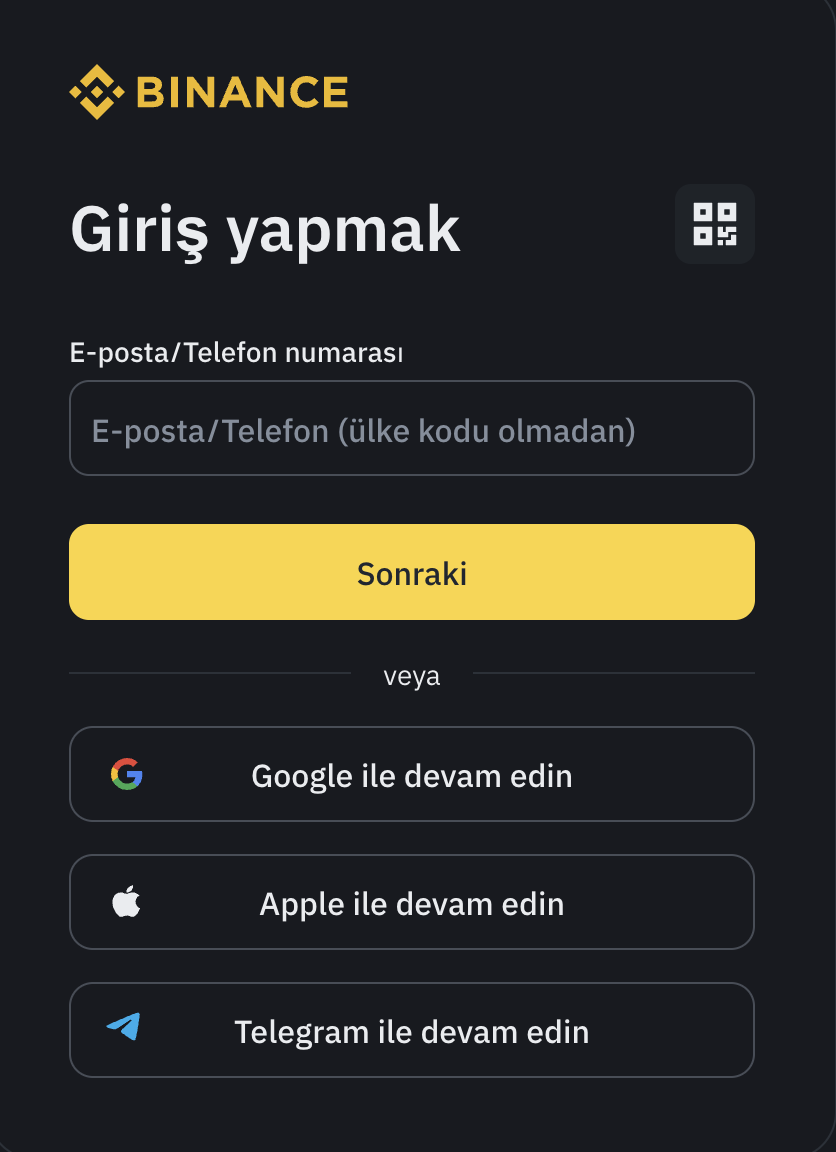 Binance Hesabı Oluştur