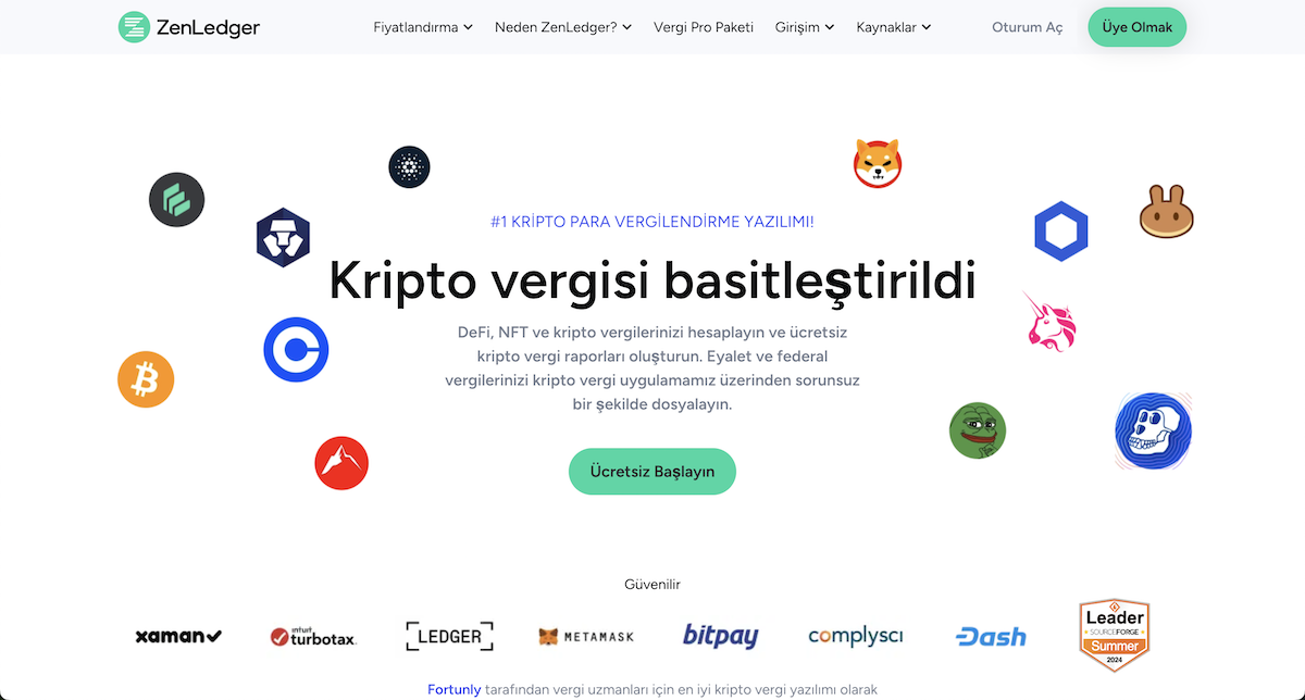 ZenLedger - En iyi kripto vergi uygulamaları