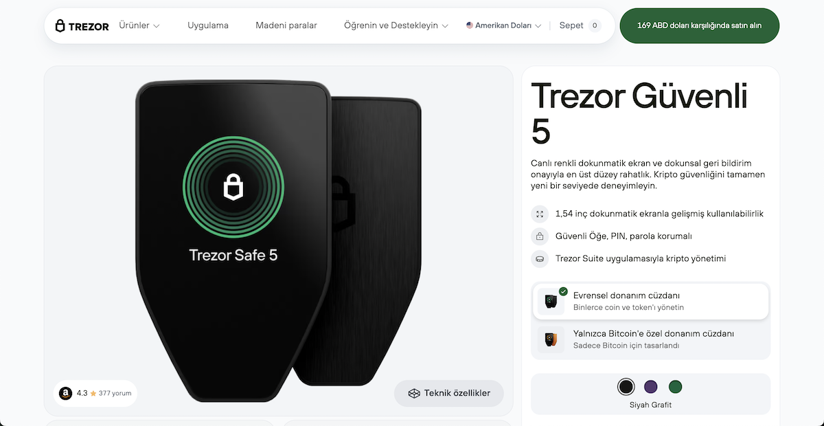 Trezor Safe 5