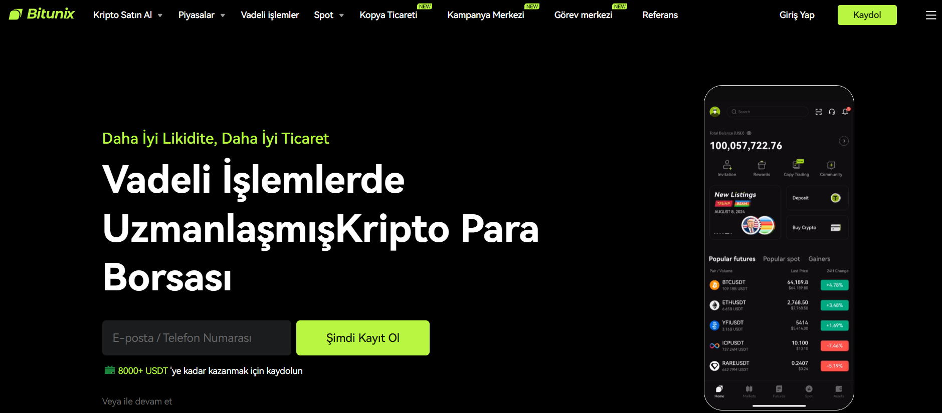 bitunix - en iyi kripto affiliate progranları