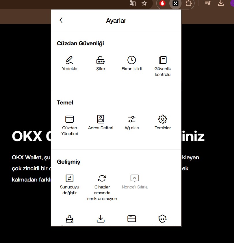 okx cüzdan oluşturma