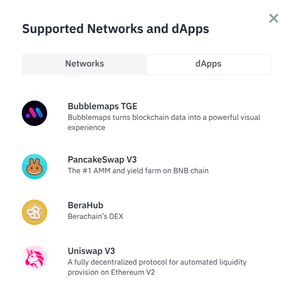 Binance Cüzdan dApp Entegrasyonu