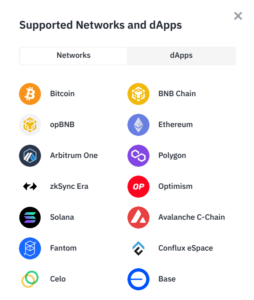 Binance Cüzdan - Desteklenen Ağlar ve Kripto Paralar