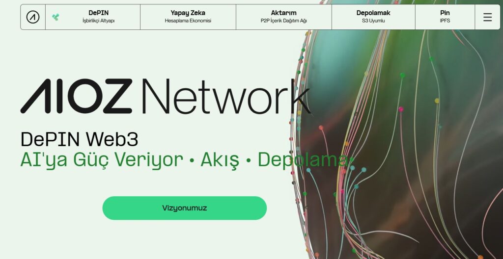AIOZ – Yapay Zeka ve Web3 Tabanlı Depolama Hizmeti