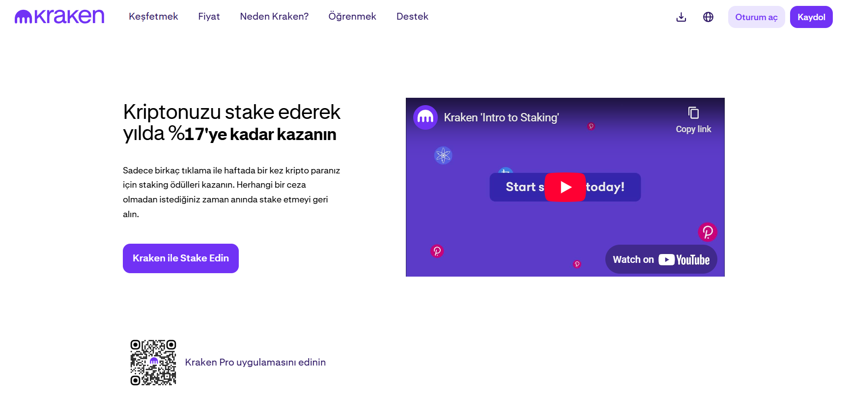 Kraken Staking