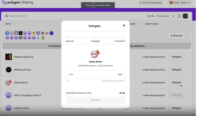 Polygon nasıl stake edilir
