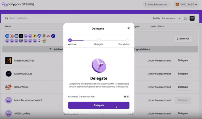 Polygon nasıl stake edilir
