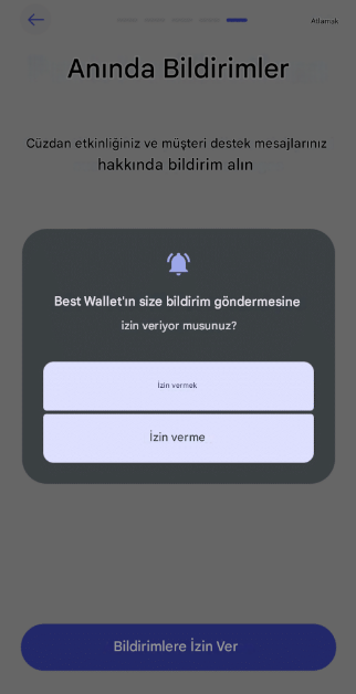 best wallet bildirim aktifleştirme