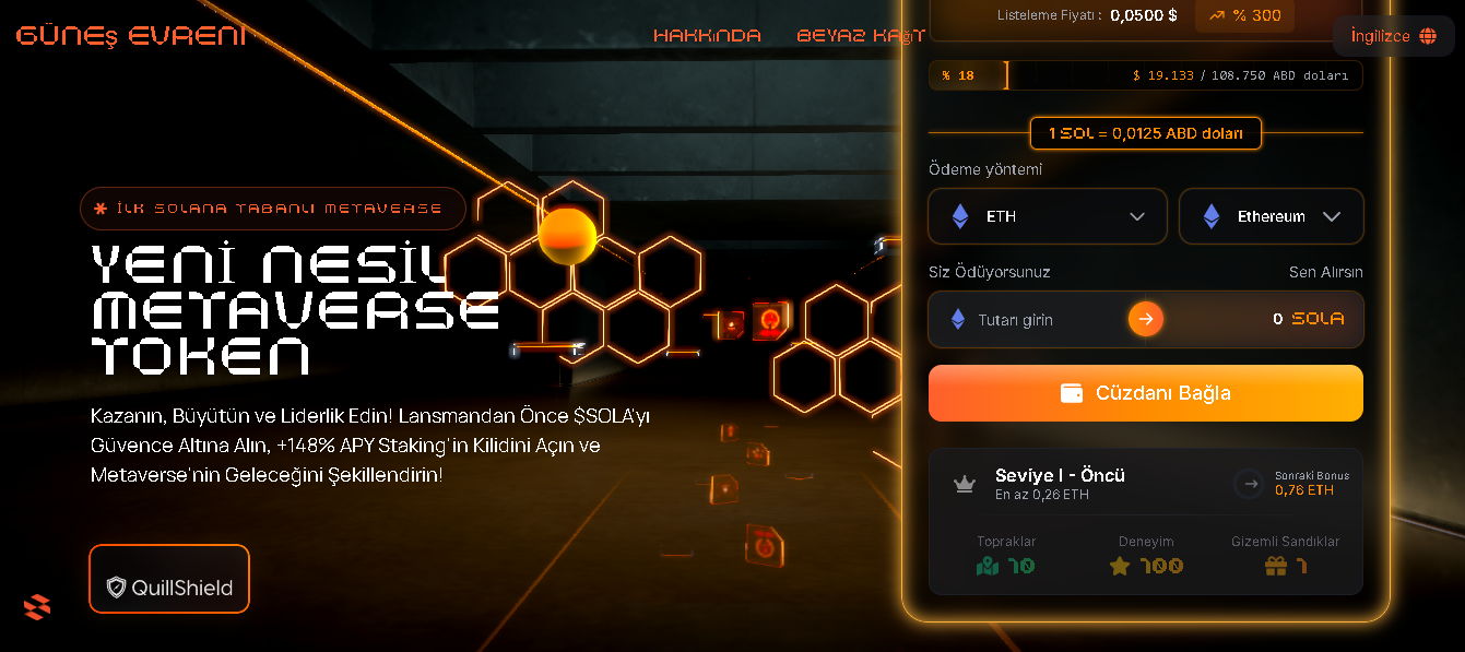 Solaverse ön satışı solaverse nasıl alınır